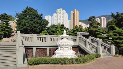 Fototapeta na wymiar Hong Kong - Nan Lian Garden