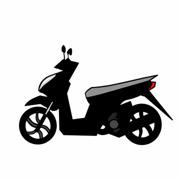 Matic motobike vector