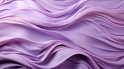 Fototapeta premium A close-up of flowing, wrinkled purple fabric made of silky material. The image captures the elegance and texture of the vibrant and draping material