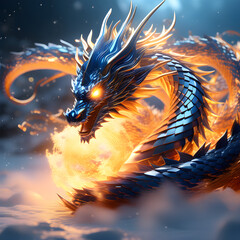 blue dragon