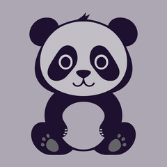 Panda Vector Icon, Cute and Versatile Illustration