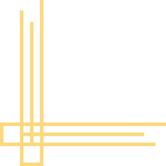 Luxury chinese frame element vector