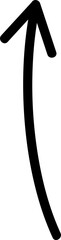 Arrow doodle element vector