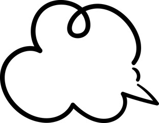 Speech bubble element vector