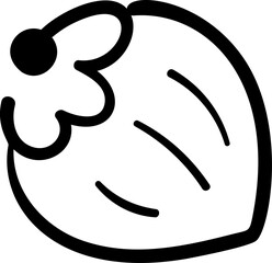 Walnut element vector