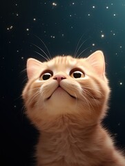 cute cat cartoon illustration