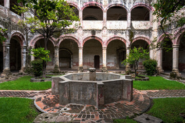 Huejotzingo Convent, a convent of San Miguel Arcángel, a Catholic temple in Huejotzingo, Mexican...