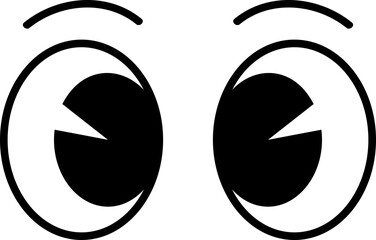 Comic eye illustration