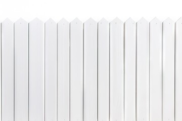 white fence isolated on white background