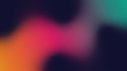 Vibrant, modern halftone gradient background. Chromatic, artistic blend creating a dynamic and smooth color spectrum.