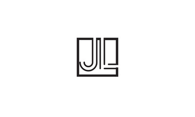 JL, LJ , J , L , Abstract Letters Logo Monogram	