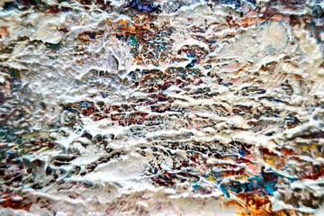 Colorful abstract oil painting art background. Texture of canvas and oil.