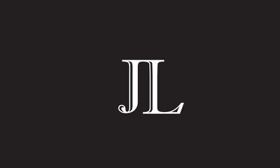 JL, LJ , J , L , Abstract Letters Logo Monogram	
