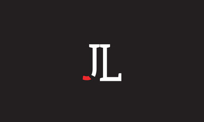 JL, LJ , J , L , Abstract Letters Logo Monogram	