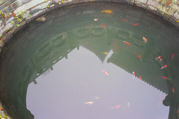 A tranquil pond in China's Wudang Mountains mirrors the architectural beauty of the building, with...