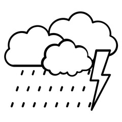 rain storm icon