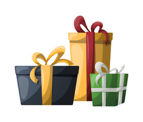 Vector Christmas Gift Box Illustration