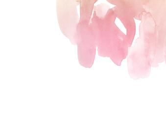 抽象的な桜のようなピンク色の水彩テクスチャの背景イラスト素材