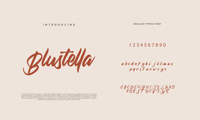 Signature Font Calligraphy Logotype Script Brush Font Type Font lettering handwritten
