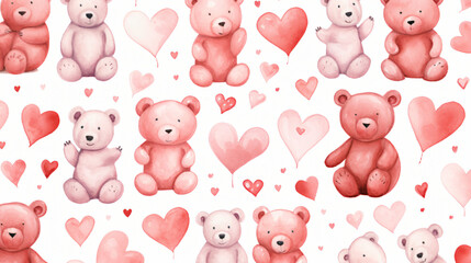 A repeating design for Valentines Day