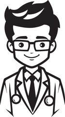 Compassionate Care Black Doctor Emblem Healer s Legacy Doctor Iconography