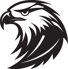 Talon s Emblem Eagle Logo Symbol Winged Elegance Black Vector Eagle