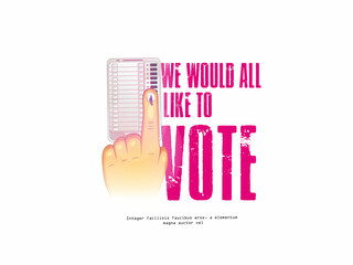 People Voting, Election Day, Voting booths with men and women casting at a polling place,