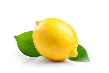 lemon isolated on white. 