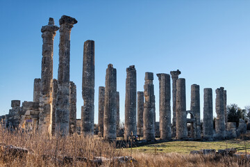 Temple of Zeus, in Uzuncaburc  Olba , Mersin - Turkey