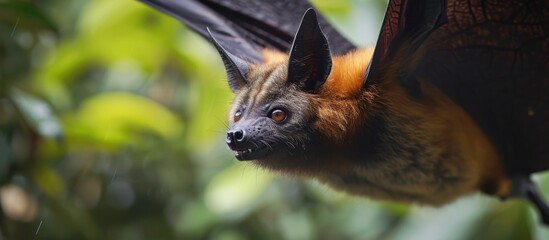 The Sulawesi flying fox, Acerodon celebensis.