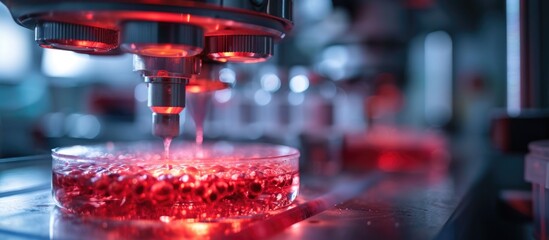  bioprinting combines cells, growth factors, and biomaterials to create biomedical parts using printing.