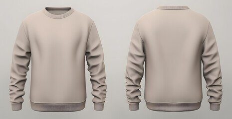 a mock up of a white sweater
