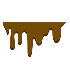 melted chocolate vector element