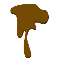 melted chocolate vector element