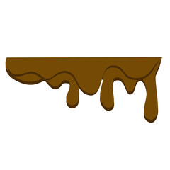 melted chocolate vector element