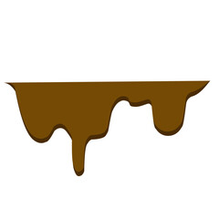 melted chocolate vector element