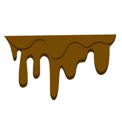 melted chocolate vector element