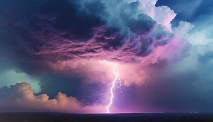 稲妻の背景素材