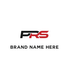 PRS logo. P R S design. White PRS letter. PRS, P R S letter logo design. Initial letter PRS linked circle uppercase monogram logo. P R S letter logo vector design. 