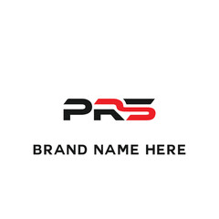 PRS logo. P R S design. White PRS letter. PRS, P R S letter logo design. Initial letter PRS linked circle uppercase monogram logo. P R S letter logo vector design.	
