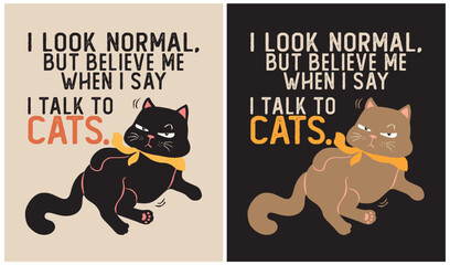 I talk to cats - Cat Lover © anong