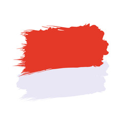 Indonesia flag frame 