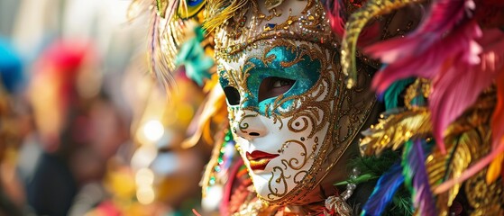 Fototapeta premium Venice carnival. Summer carnival