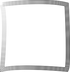 Obraz premium Hand Drawn doodle grunge square highlighter. Marker scribble scrawl frames. Pen rectangle borders. Vector illustration