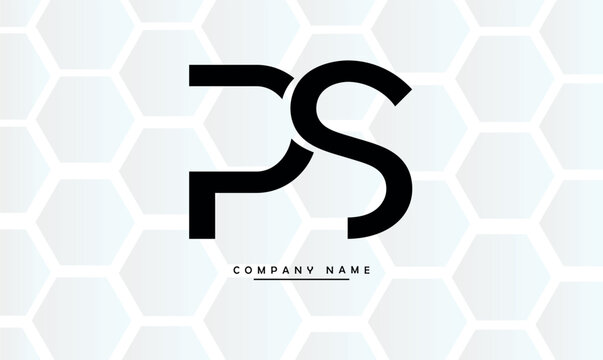 PS, SP, P, S Abstract Letters Logo Monogram