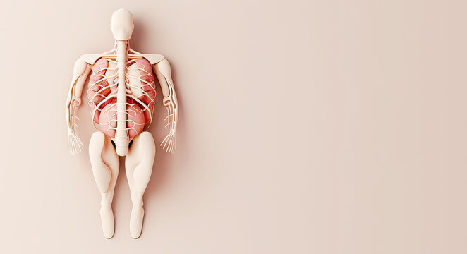 3d minimal body anatomy for organ donor awareness,