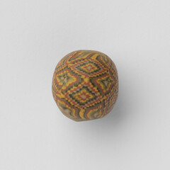 Ancient roman mosaic bead