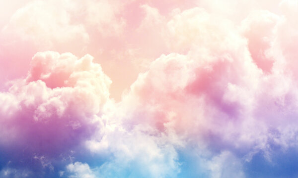 sky background with pastel gradients