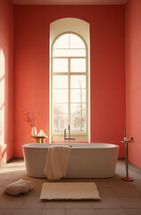 bathroom with bathtub,luxury,design,minimalism