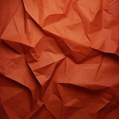 "Passionate Aura: Crumpled Red Paper for Striking Background"